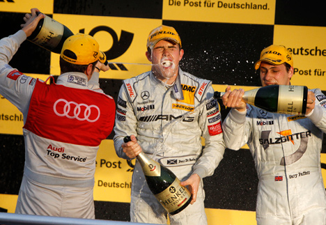 Timo Schieder, Paul di Resta og Gary Paffett.